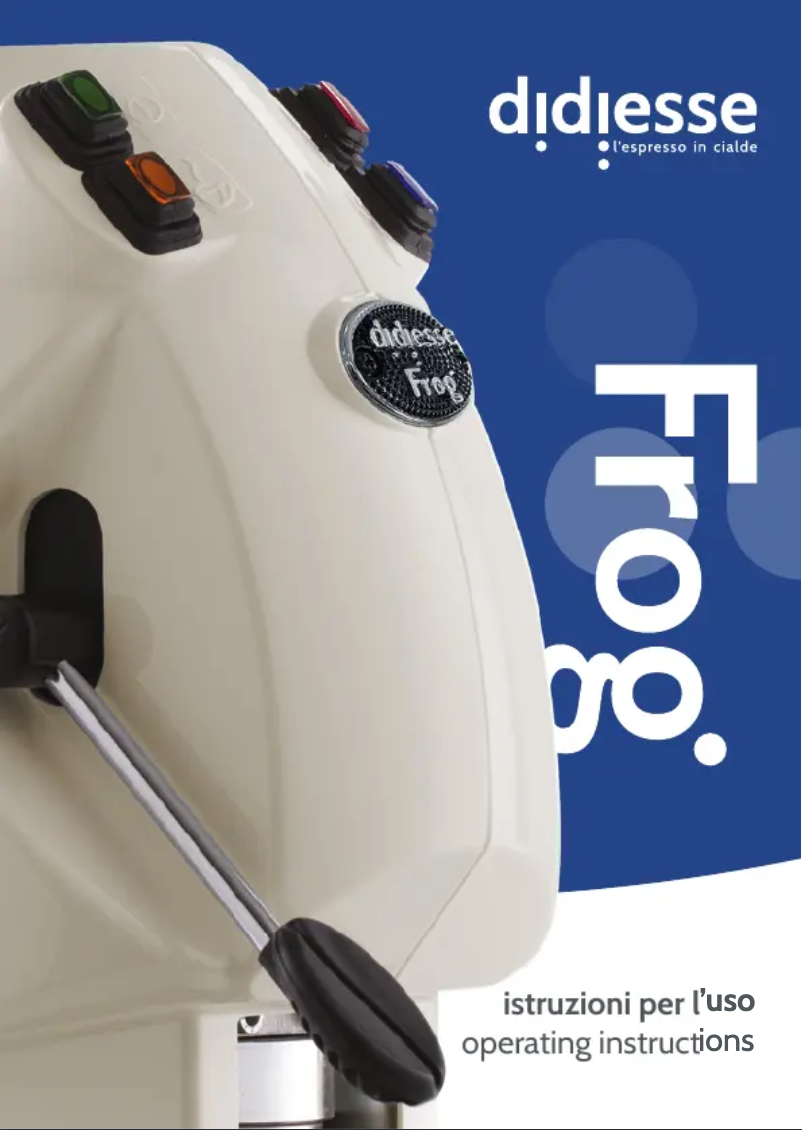 Page n°1 - Manuel utilisateur Didiesse Frog