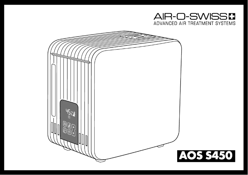 Image de la première page du manuel de l'appareil AOS S450