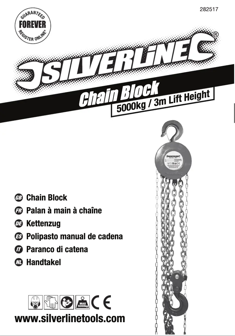 Page 1 de la notice Manuel utilisateur Silverline 282517