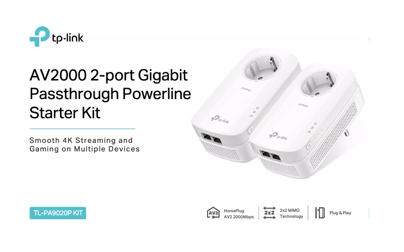 Page 1 de la notice Fiche technique TP-Link TL-PA9020P