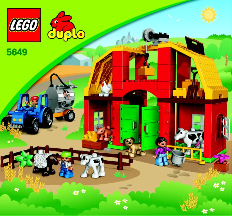 Page 1 de la notice Manuel utilisateur Lego Big Farm