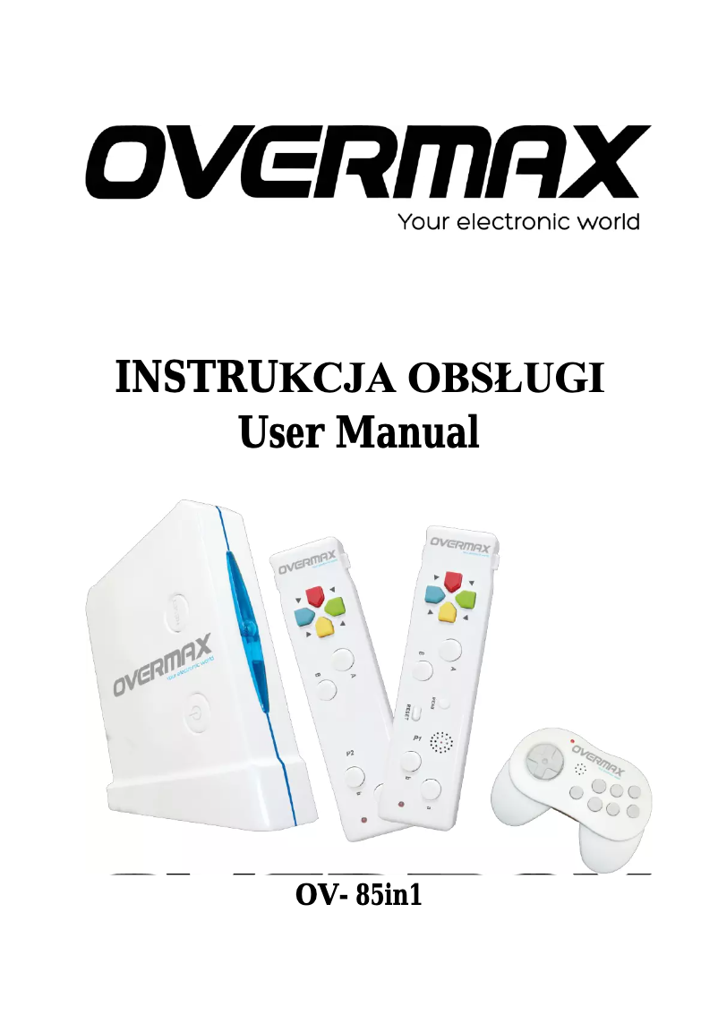Page n°1 - Manuel utilisateur Overmax OV-85in1