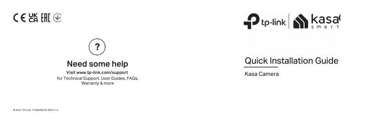 Page n°1 - Manuel utilisateur TP-Link KC105