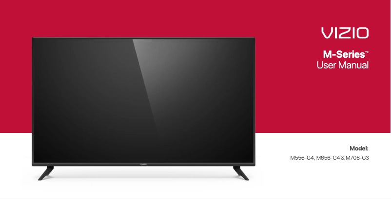 Page 1 de la notice Manuel utilisateur VIZIO M556-G4