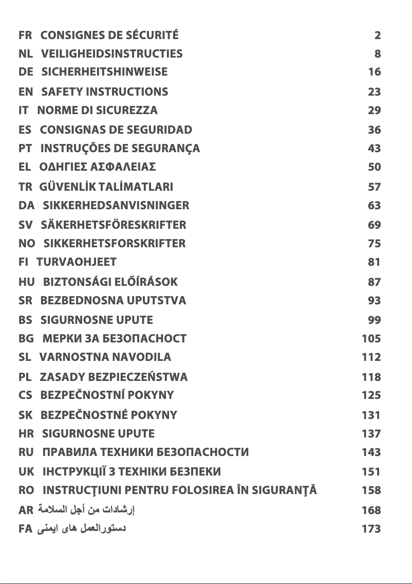 Image de la première page du manuel de l'appareil Actifry Advance