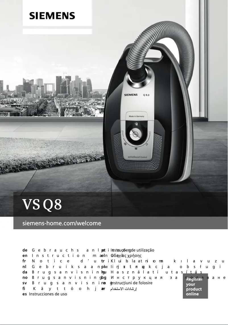 Image de la première page du manuel de l'appareil VSQ8POWER4