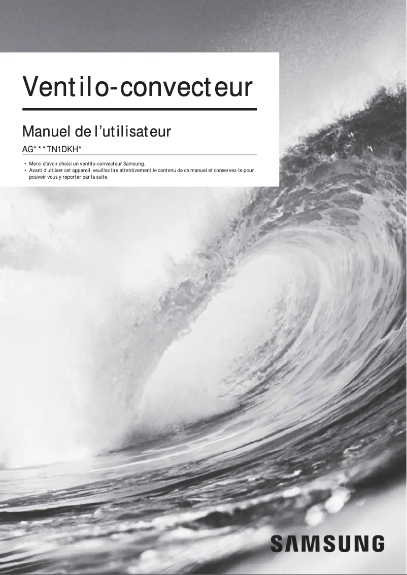 Page n°1 - Manuel utilisateur Samsung AG042TN1DKH