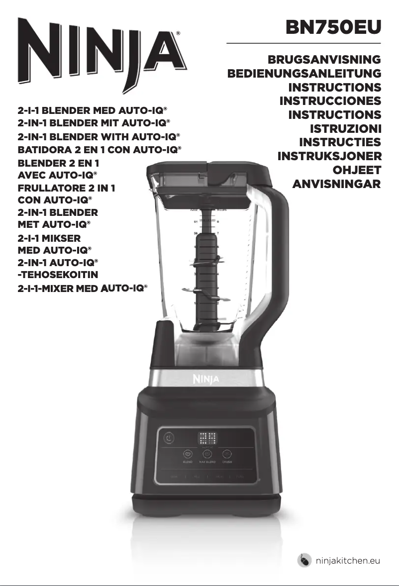 Page 1 de la notice Manuel utilisateur Ninja Auto-iQ BN750EU