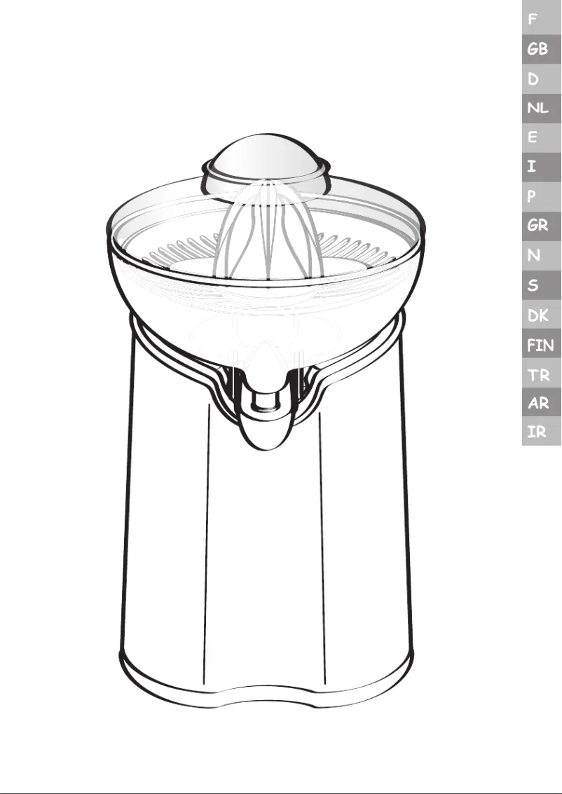 Image de la première page du manuel de l'appareil PC600G Direct Serve