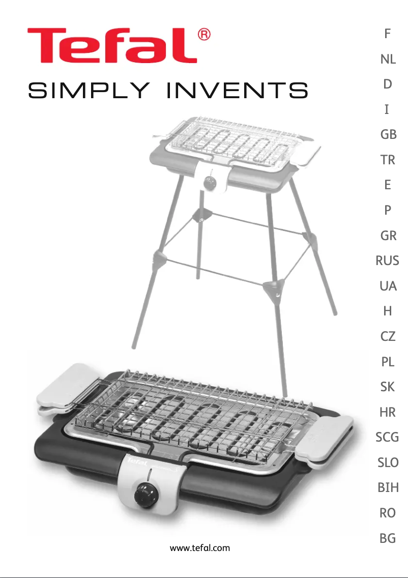 Page 1 de la notice Manuel utilisateur Tefal Simply Invents BG2110