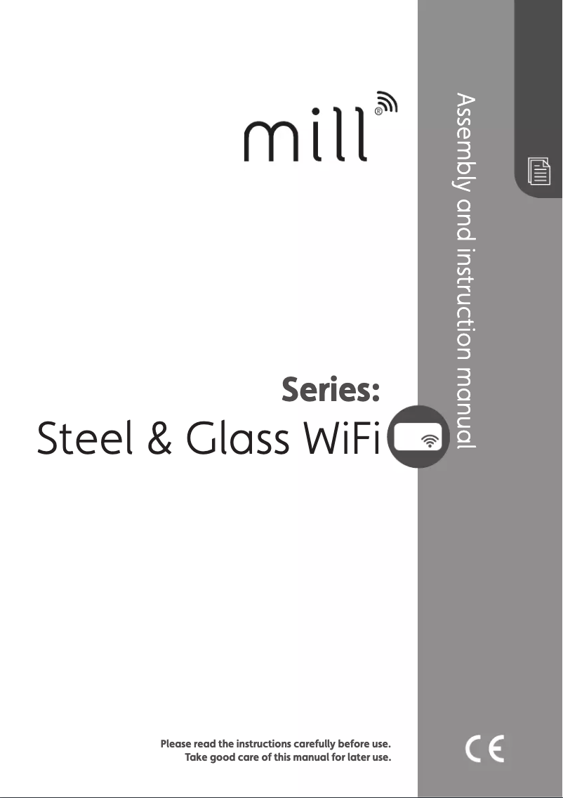 Image de la première page du manuel de l'appareil Steel & Glass WiFi