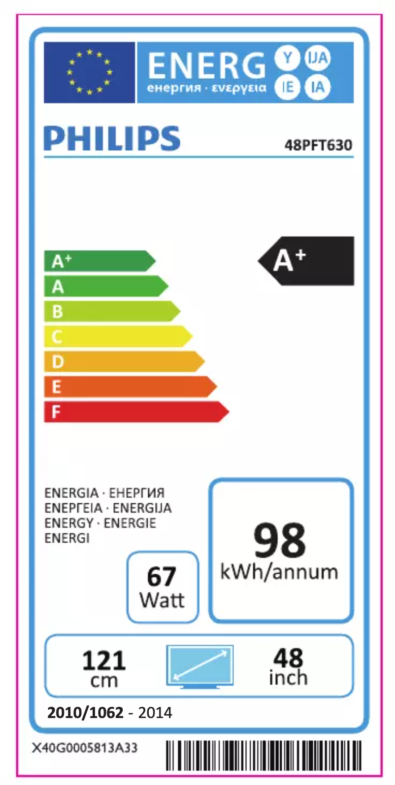 Image de la première page du manuel de l'appareil 6000 series 48PFT630