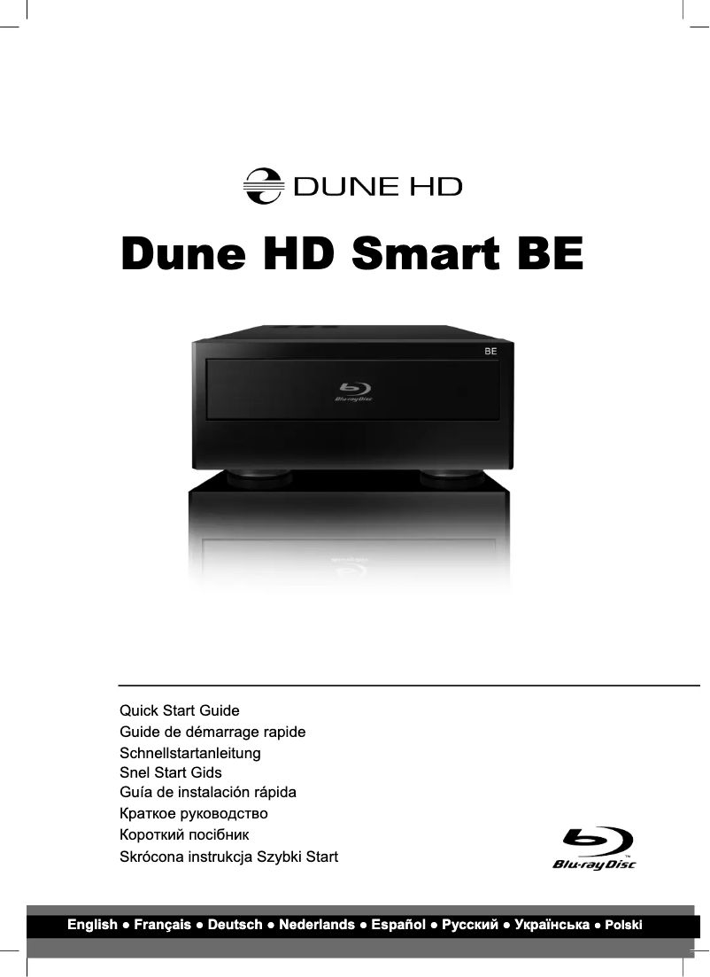 Page 1 de la notice Manuel utilisateur Dune Smart BE