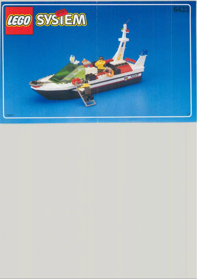 Page 1 de la notice Manuel utilisateur Lego City 6433