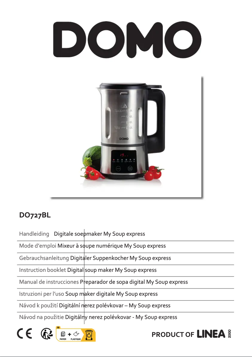 Page 1 de la notice Manuel utilisateur Domo DO9235J