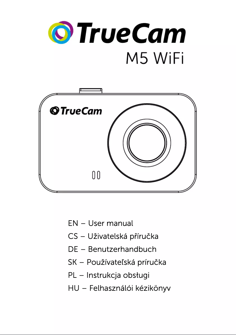 Image de la première page du manuel de l'appareil M5 GPS WiFi
