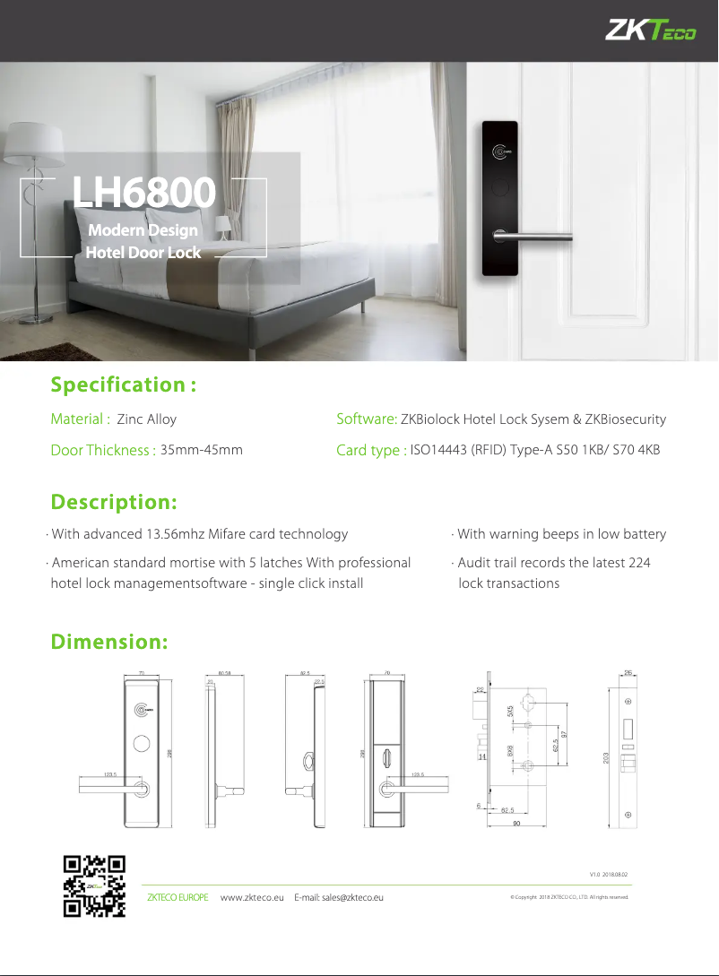 Image de la première page du manuel de l'appareil LH6800