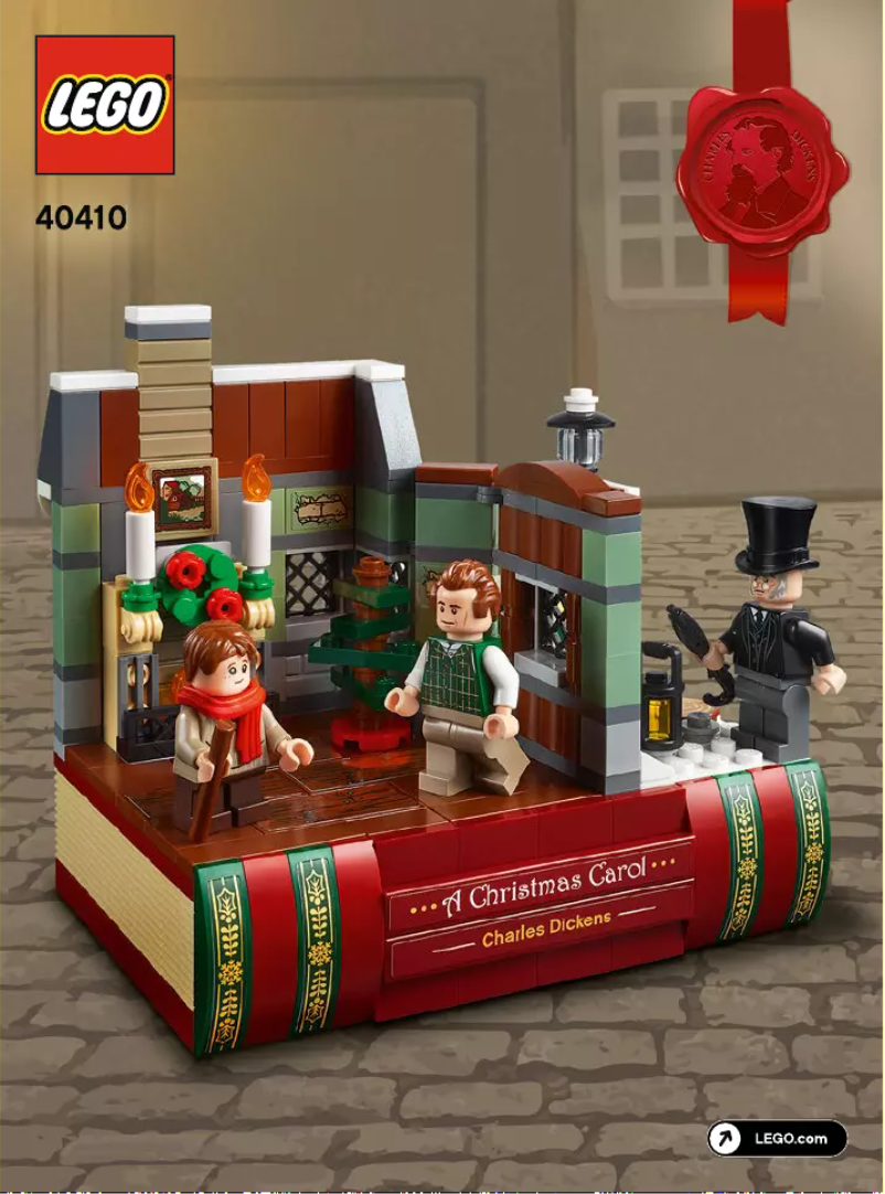 Page 1 de la notice Manuel utilisateur Lego Charles Dickens Tribute 40410