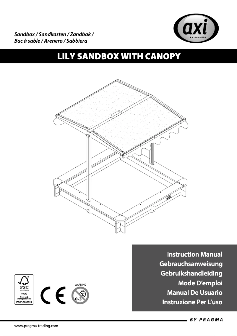 Page 1 de la notice Manuel utilisateur AXI Lily