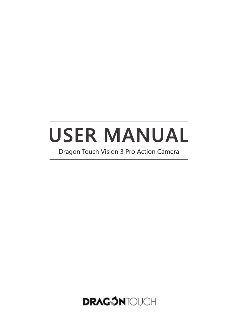 Page 1 de la notice Manuel utilisateur Dragon Touch Vision 3 Pro