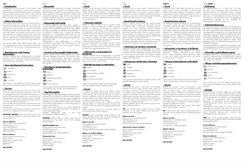 Page n°1 - Manuel utilisateur Ultimate Speed IAN 307592