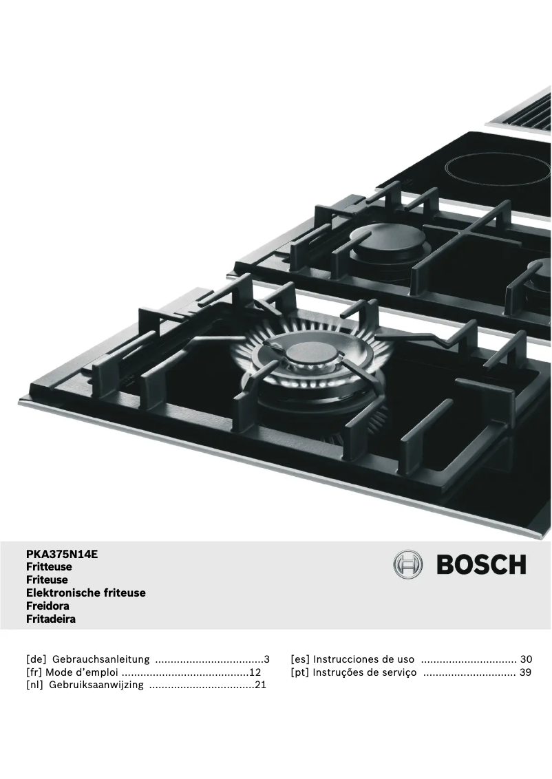 Página 1 del manual Manual de usuario Bosch PKA375N14E
