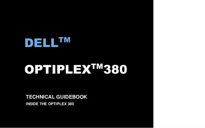 Página 1 del manual Manual de usuario Dell OptiPlex 380SF