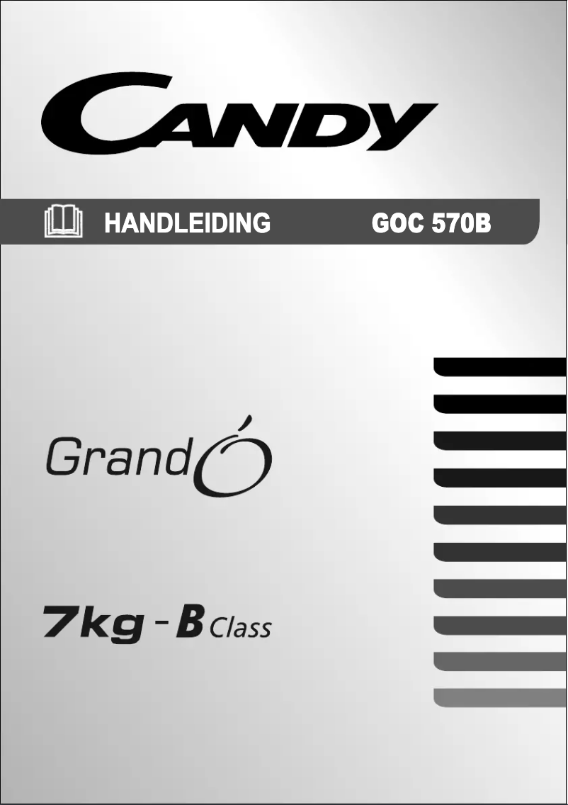 Page n°1 - Manuel utilisateur Candy GOC 570B