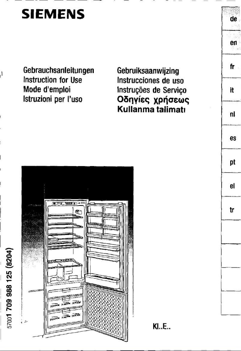 Page 1 de la notice Manuel utilisateur Siemens KI30E40
