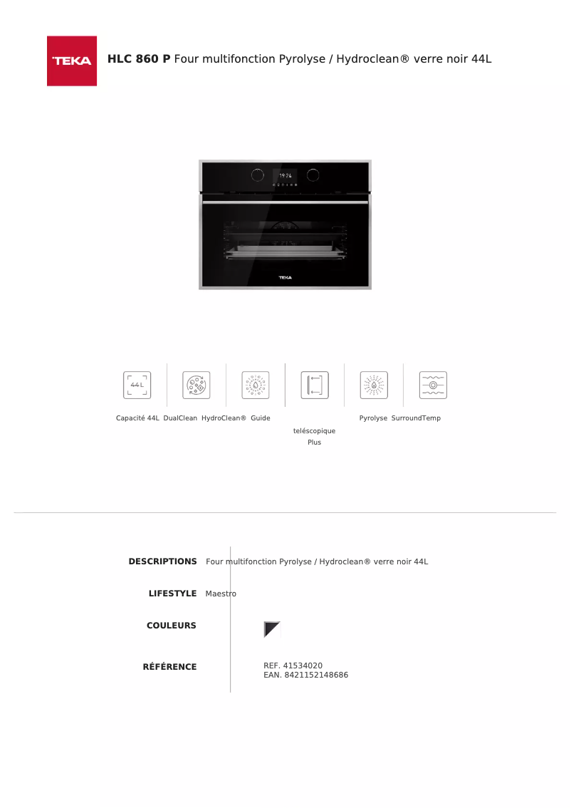 Image de la première page du manuel de l'appareil HLC 860 P