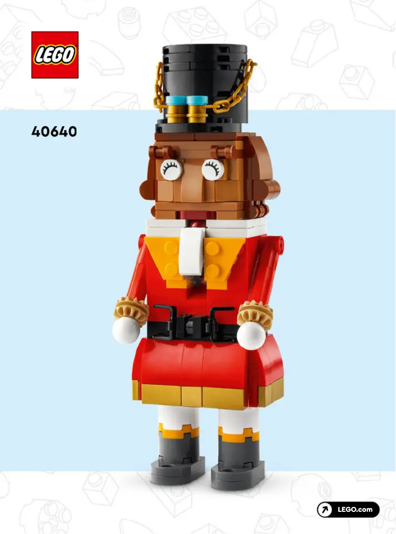 Page 1 de la notice Manuel utilisateur Lego Nutcracker 40640