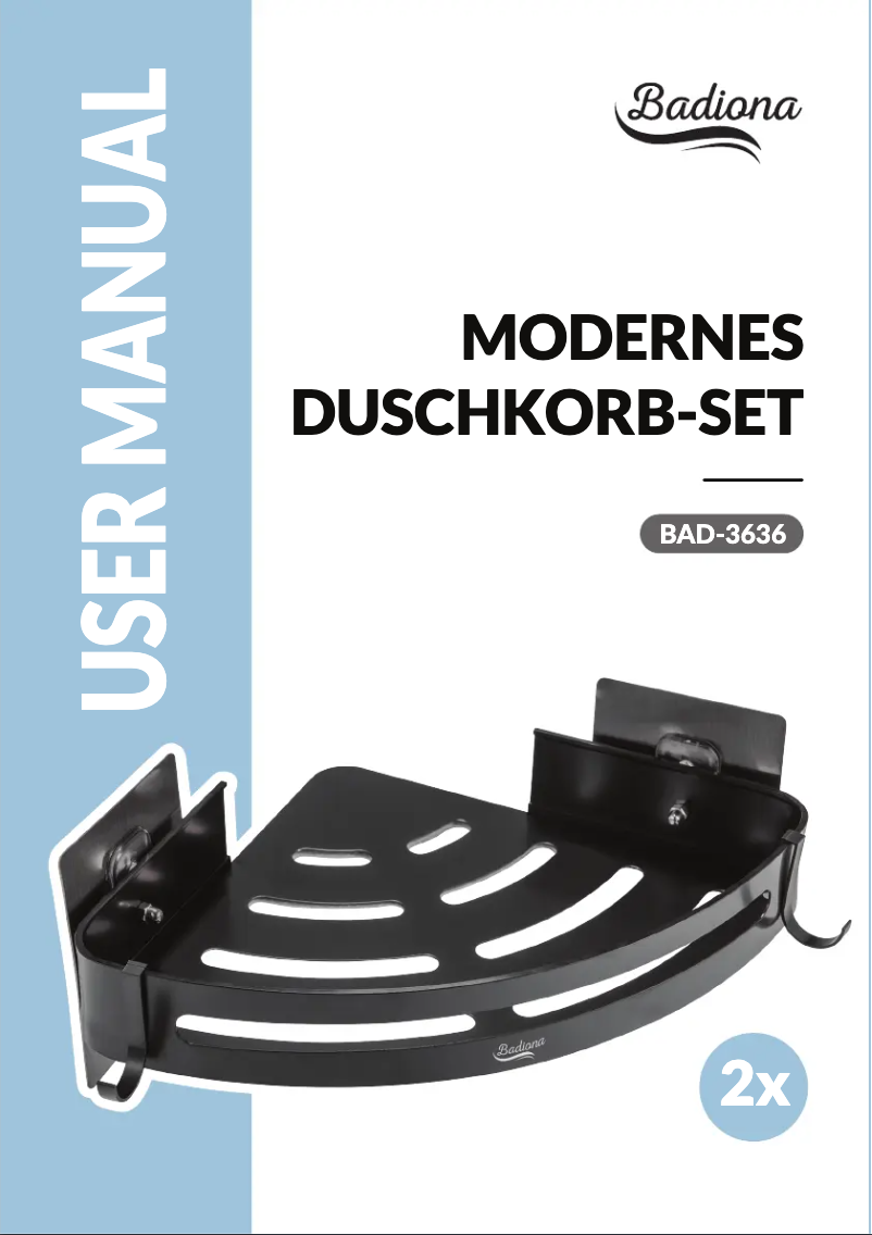 Image de la première page du manuel de l'appareil BAD-3636