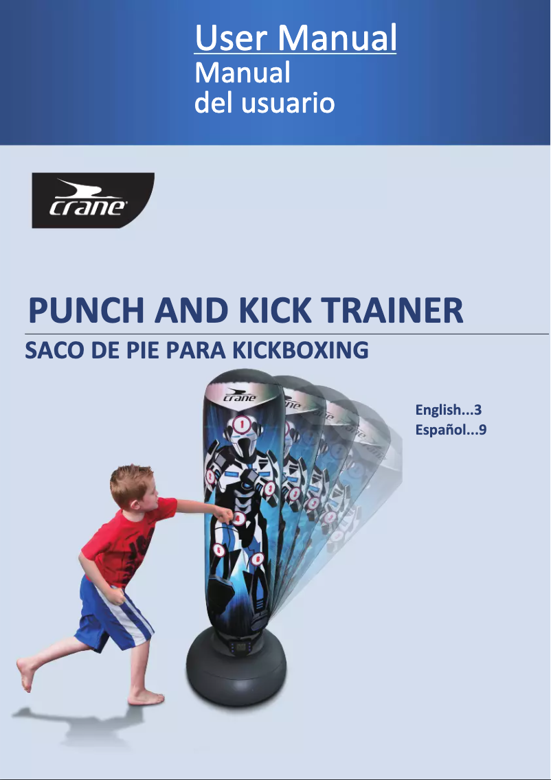 Page n°1 - Manuel utilisateur Crane Punch and Kick Trainer 1551520