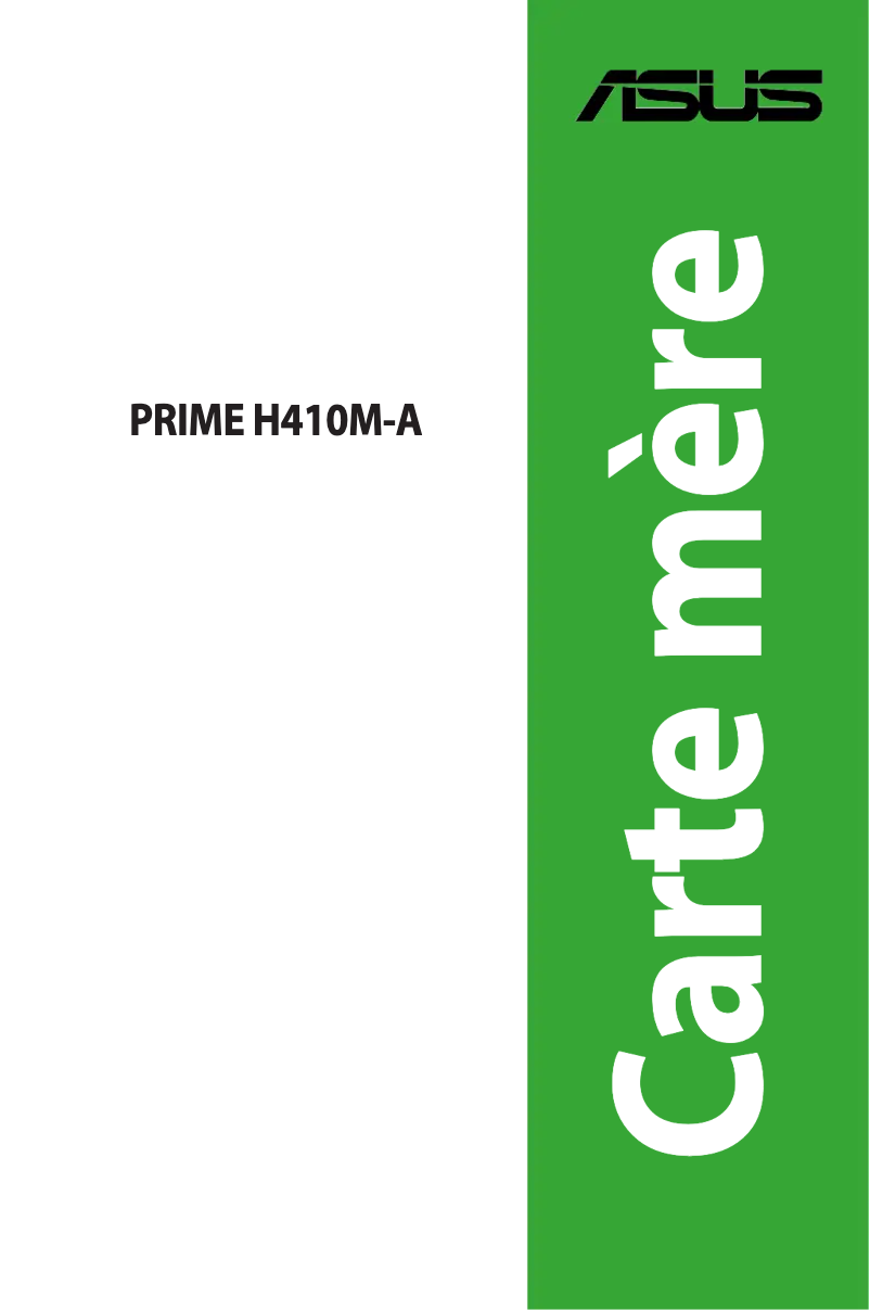 Page n°1 - Manuel utilisateur Asus Prime H410M-A