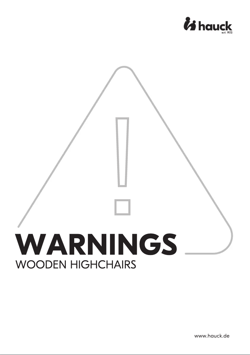 Page n°1 - Manuel utilisateur Hauck Arketa