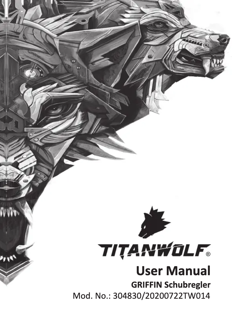 Page n°1 - Manuel utilisateur Titanwolf 304830