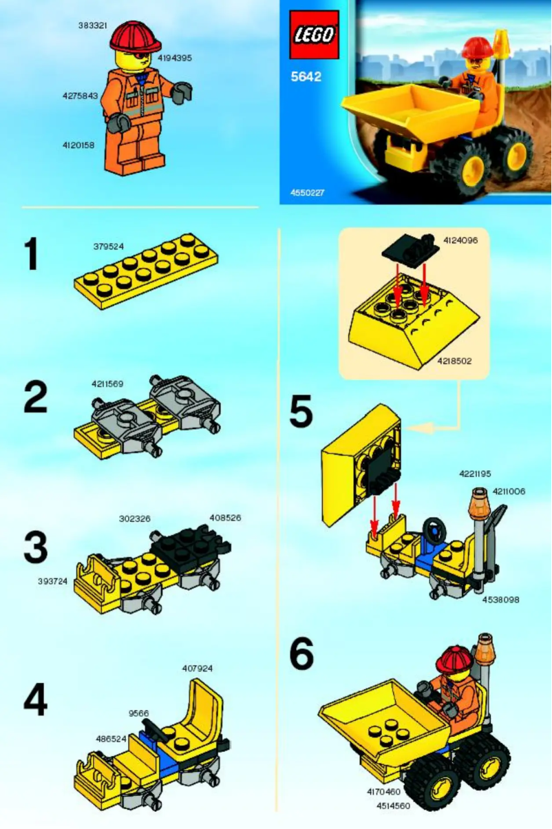 Page n°1 - Manuel utilisateur Lego Tipper Truck