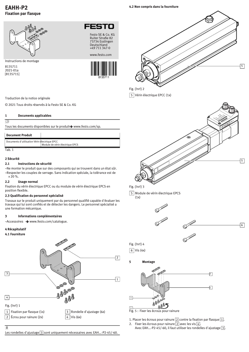 Image de la première page du manuel de l'appareil EAHH-P2-60