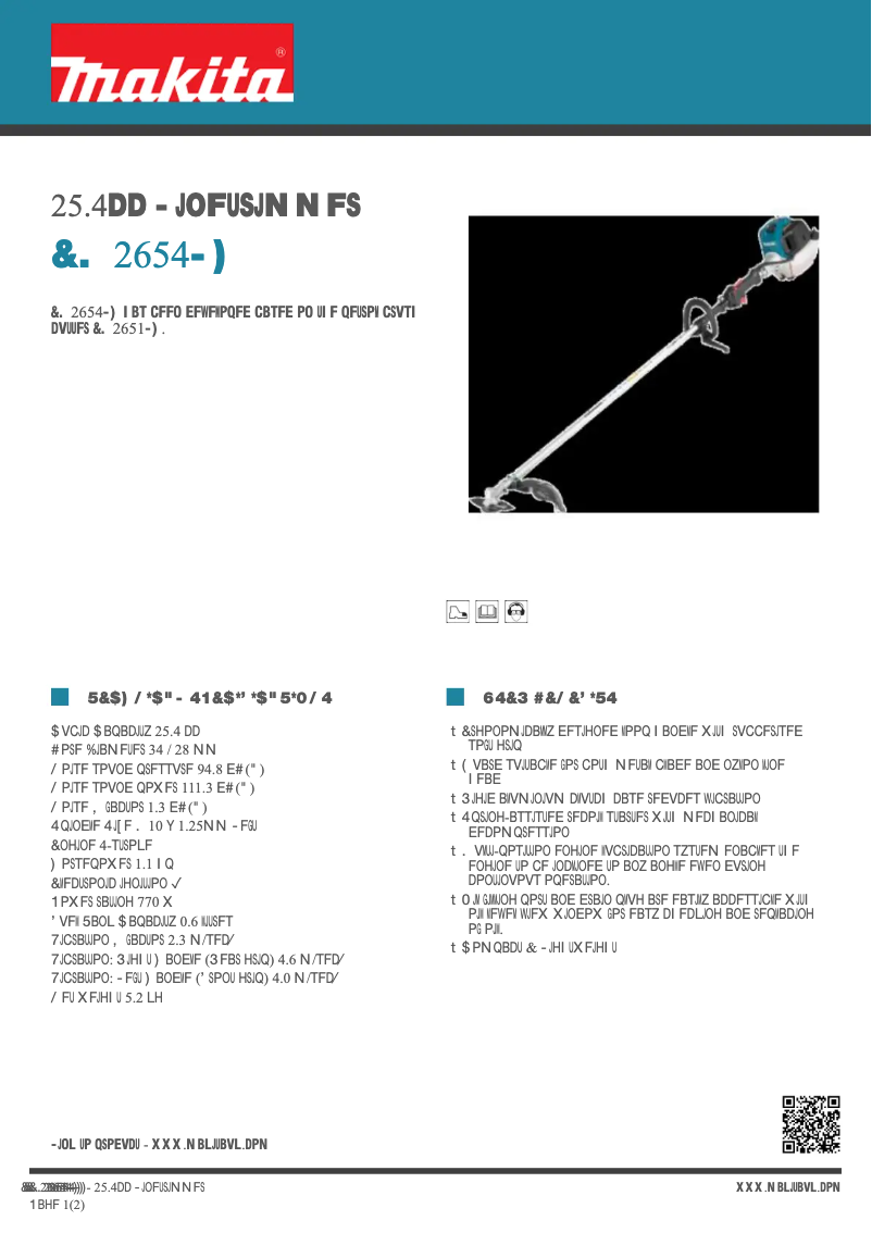 Image de la première page du manuel de l'appareil EM2654LH