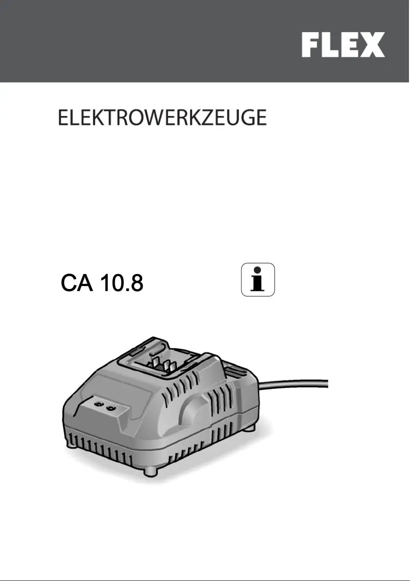 Page 1 de la notice Manuel utilisateur Flex CA 10.8