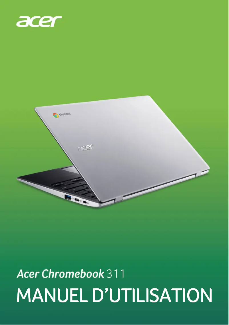 Página 1 del manual Manual de usuario Acer Chromebook 311