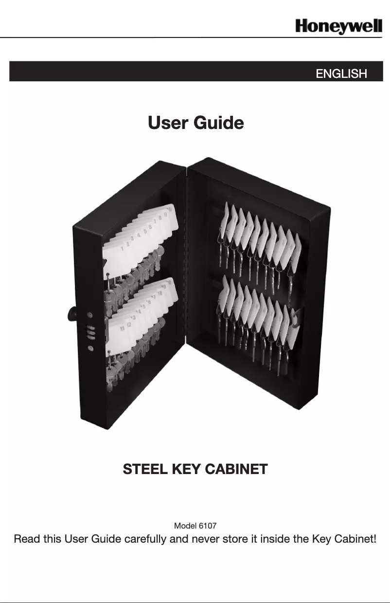 Page n°1 - Manuel utilisateur Honeywell 6107
