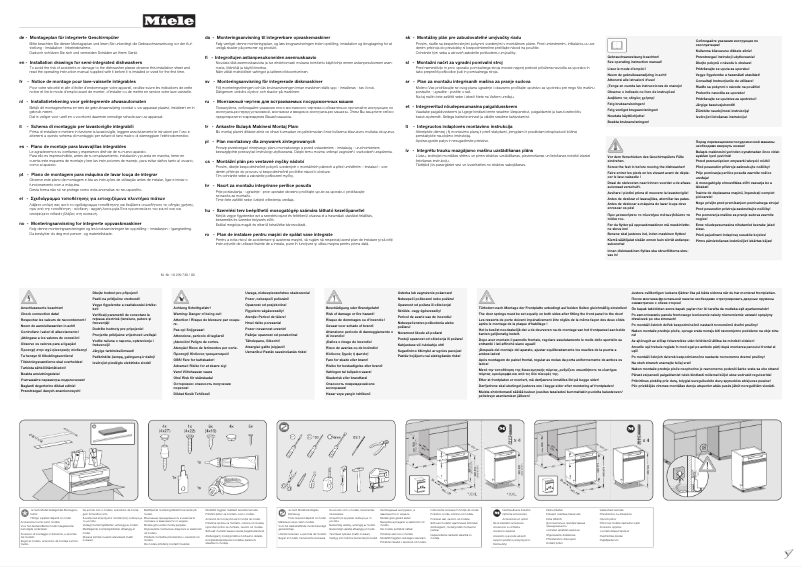 Page 1 de la notice Manuel utilisateur Miele G 6920 SCi