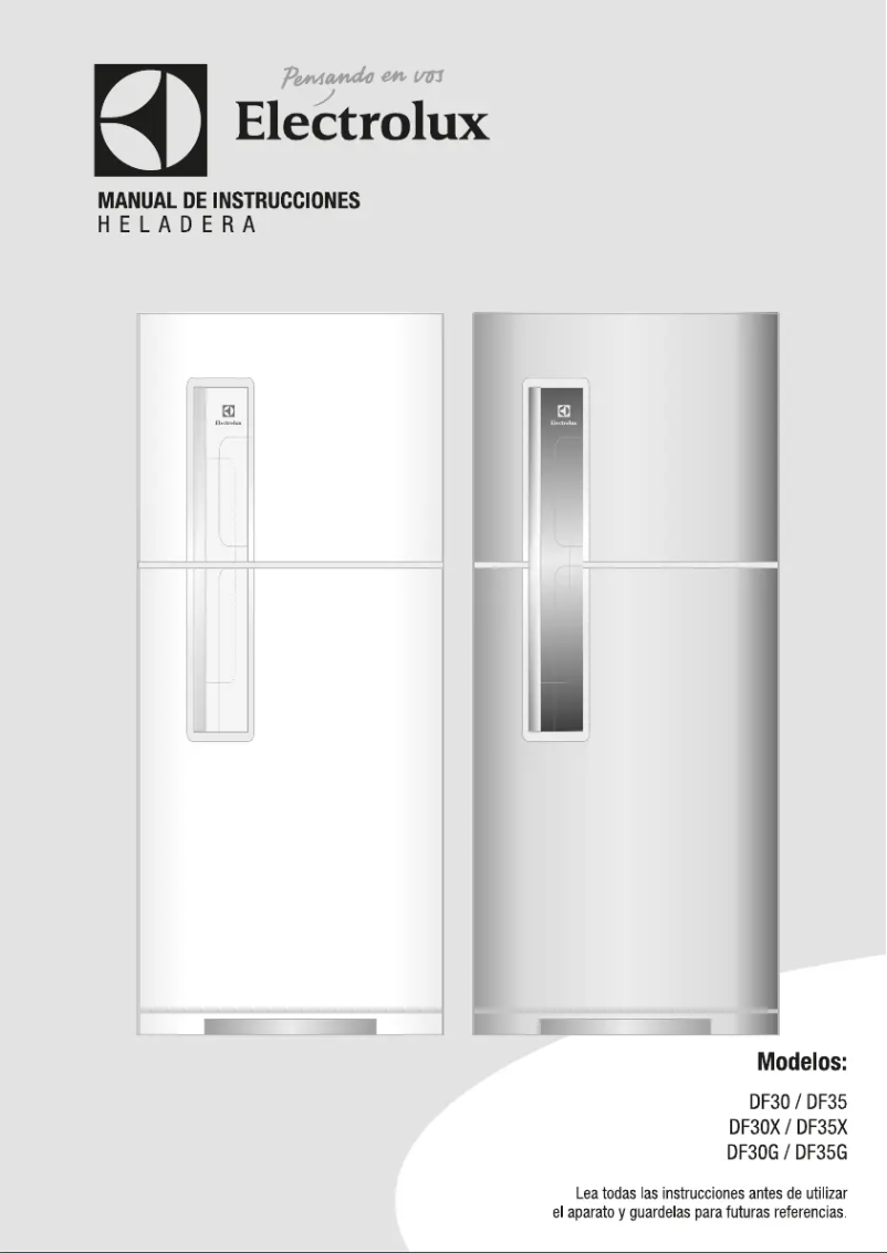 Page n°1 - Manuel utilisateur Electrolux DF3000B