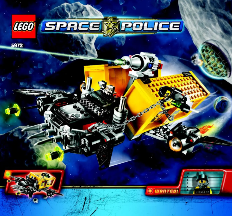 Page 1 de la notice Manuel utilisateur Lego Space Truck Getaway
