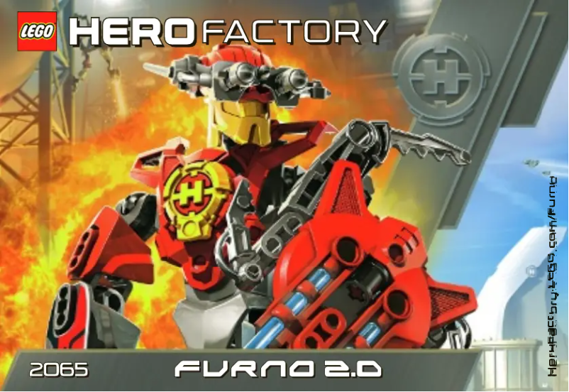 Image de la première page du manuel de l'appareil Hero Factory 2065