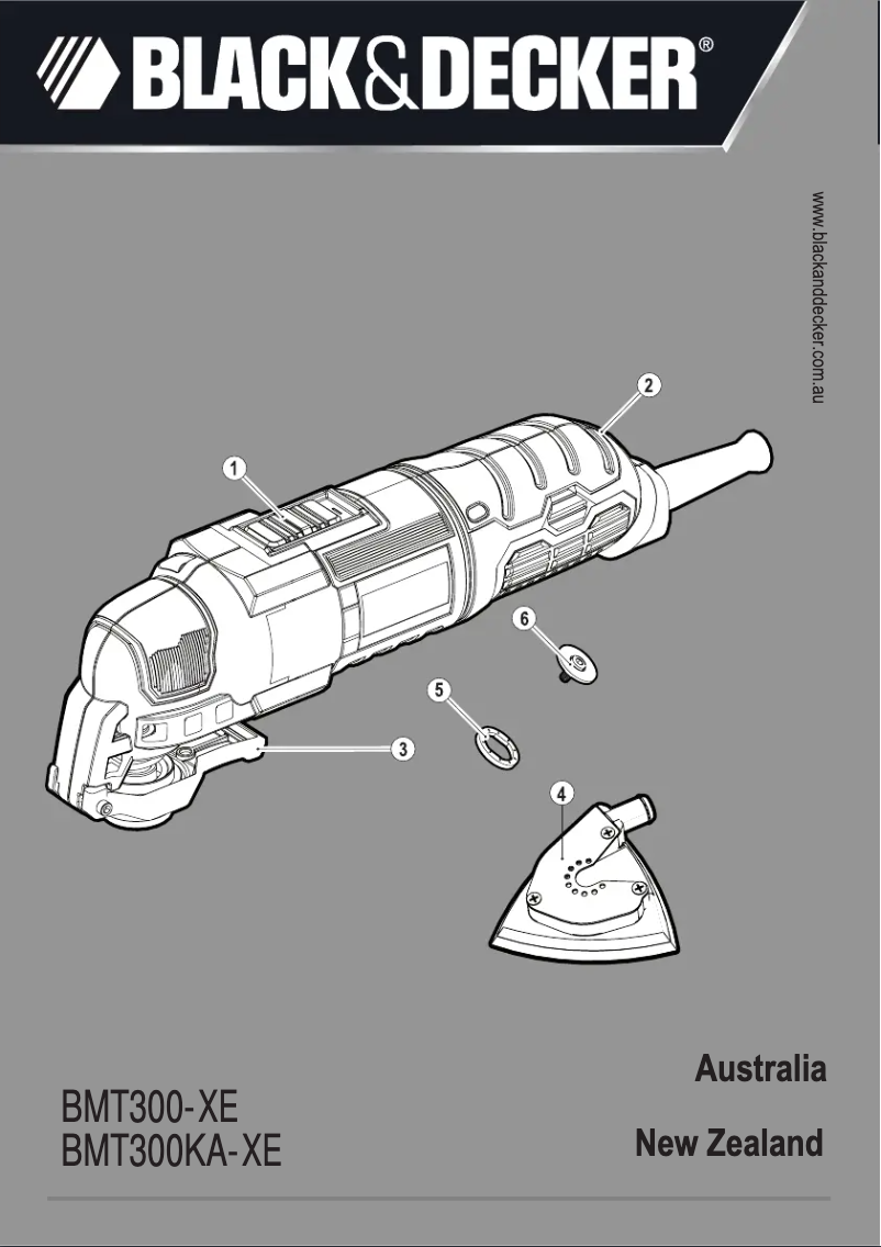 Page n°1 - Manuel utilisateur Black & Decker BMT300