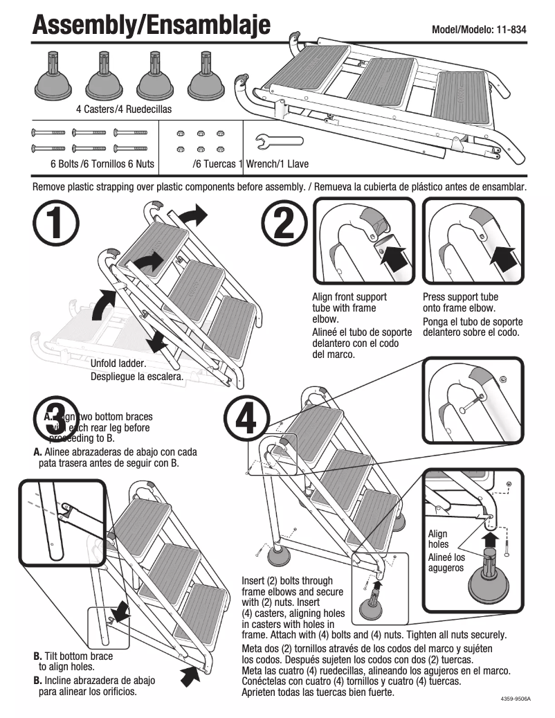Image de la première page du manuel de l'appareil 11-834