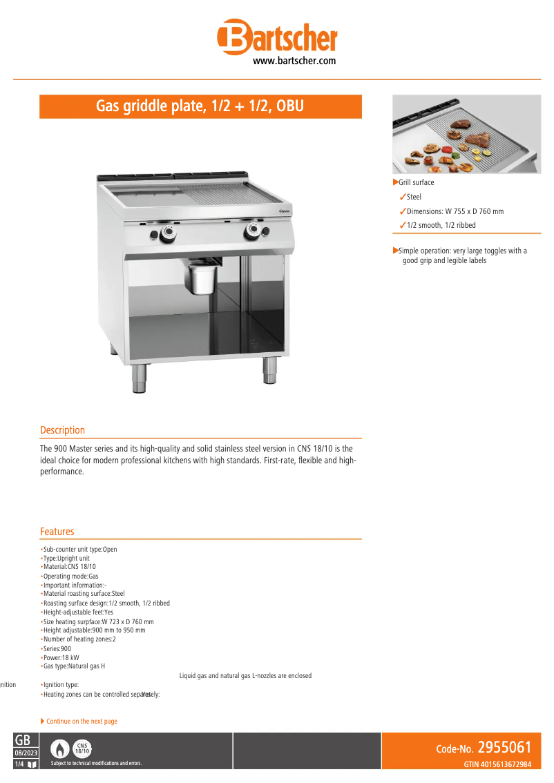 Image de la première page du manuel de l'appareil 2955061