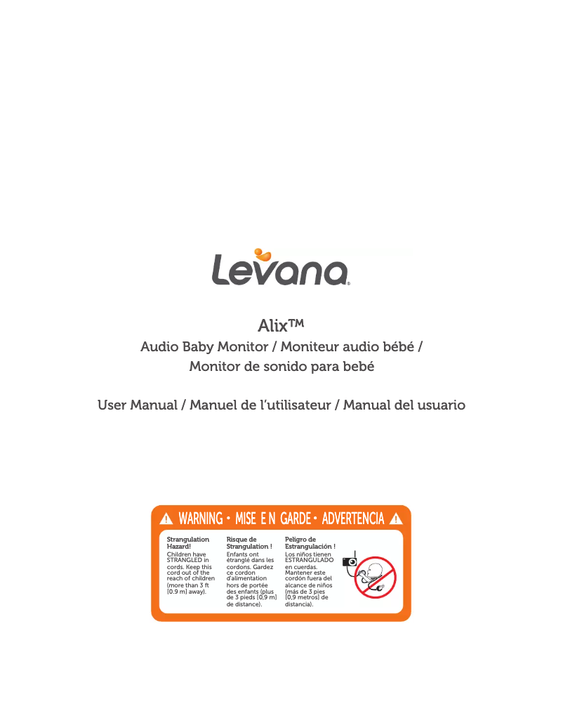 Page n°1 - Manuel utilisateur Levana Alix